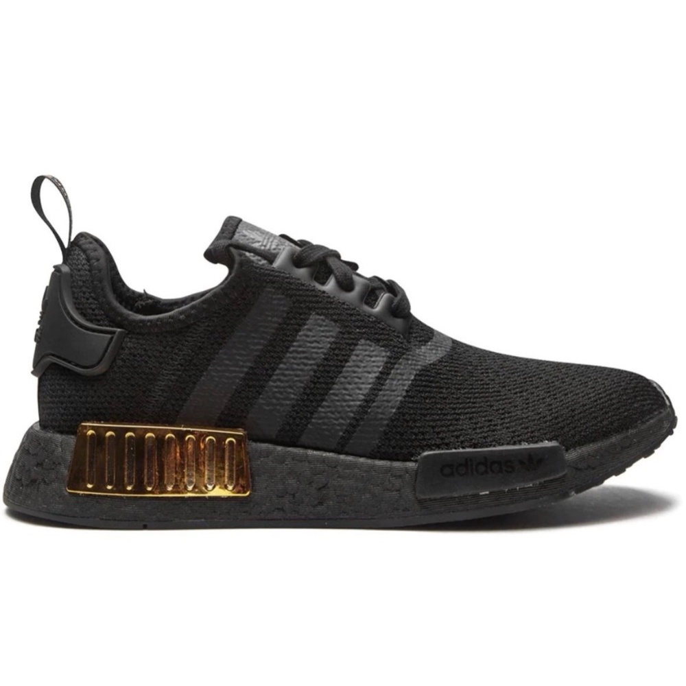 Adidas NMD_R1 Black Gold Metallic Clean Boost Ultra Comfort